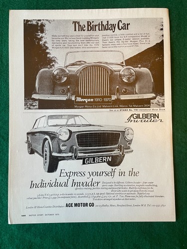 Morgan 1910 1970 gilbern - 1910,