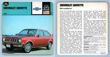 Chevrolet Chevette - 1975 - GT & Production Edito Service #02-11 Auto Rally Card
