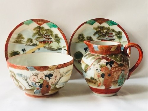 Antique handpainted japanese - handpainted,