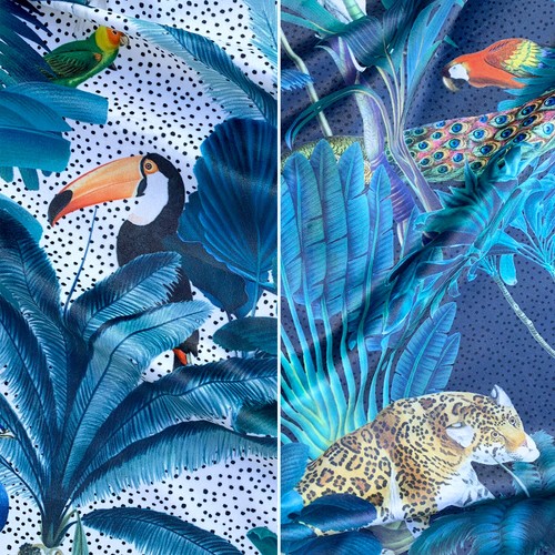 Premium velvet royal palm - royal,