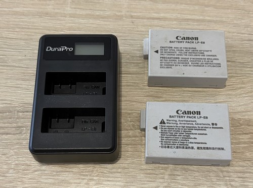 Canon batteries - 2x, lp-e8