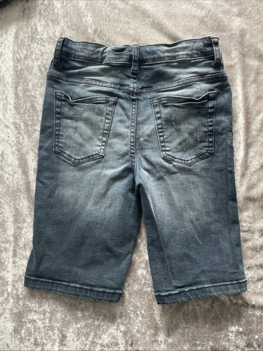 Boys blue denim shorts 12 - denim,