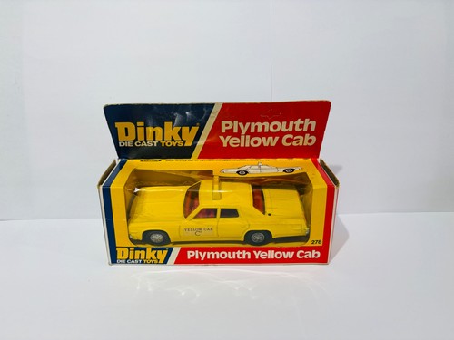 Dinky toys 278 plymouth yellow - dinky,