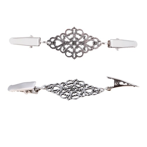 Silver alloy connection - silver, buckle