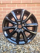 18" MAZDA 3 ALLOY WHEEL 5 TWIN SPOKE GENUINE 7X18 ET45 9965 B5 7080 BLACK 