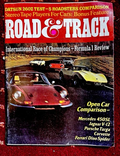 Road track magazine - road,