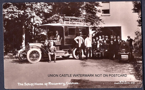Real photo postcard - postcard, schiff