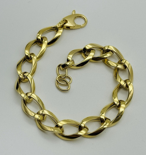 9ct solid gold - 10mm, chunky
