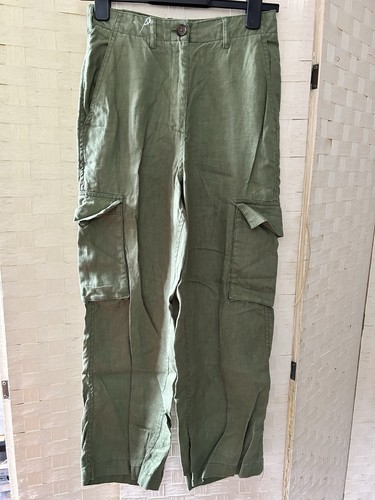 Fatface linen cargo trousers - linen,