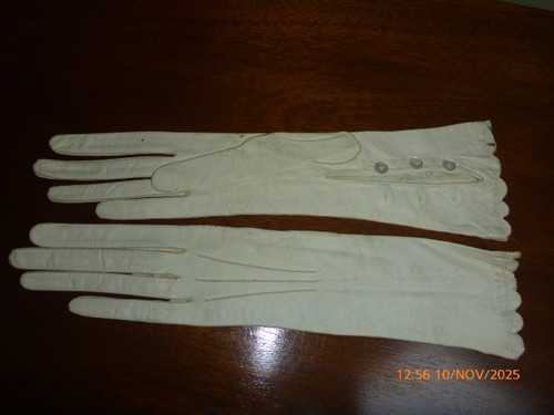 Antique hand stitched long - hand,