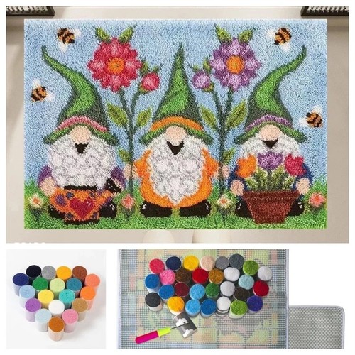 Flower dwarf design carpet - flower,