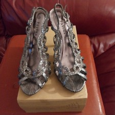 Pavers Silver Pewter Strappy