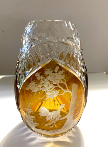Bohemian czech amber cut - cut, to