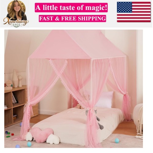 Princess bed canopy for girls - princess,