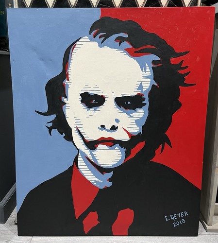 The joker batman painting - the,