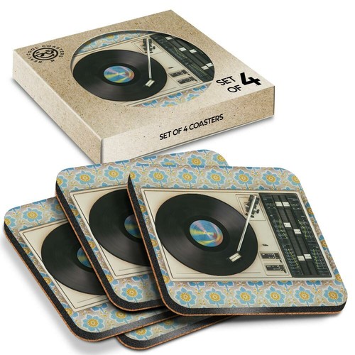 Boxed square coasters - boxed,