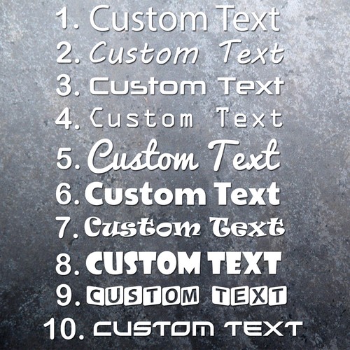 Large 260mm custom name - large,