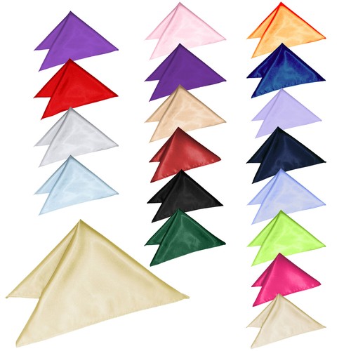 Plain pocket square - pocket, satin