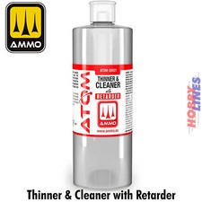 Thinner & Cleaner with Retarder Acrylics 400ml Ammo by Mig Jimenez ATOM 20521