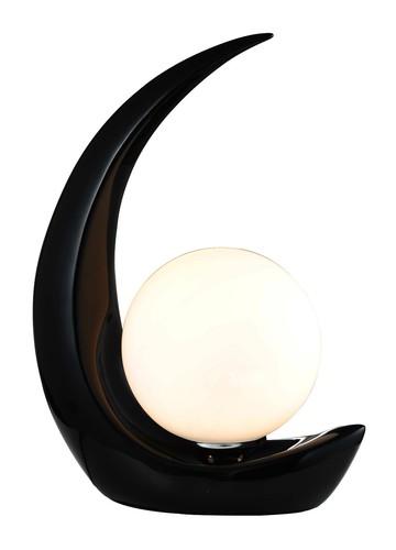 Modern retro crescent moon - retro,