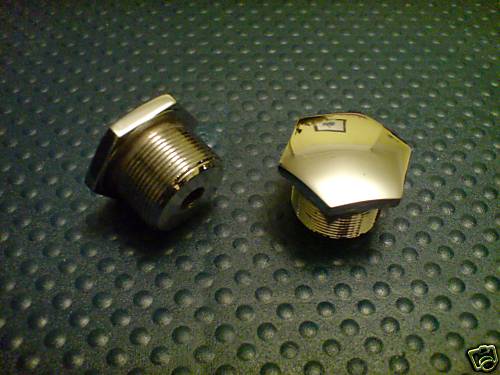 Pair fork tube nut - tube, bsa