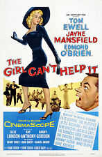 "THE GIRL CANT HELP IT "..Jayne Mansfield...Classic Movie Poster Various Sizes