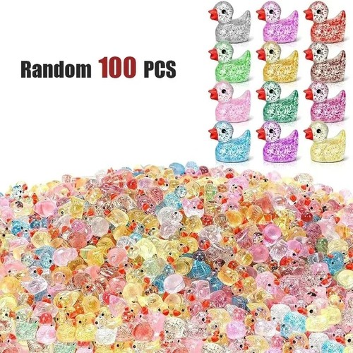 100pcs mini ducks colors - 100pcs,
