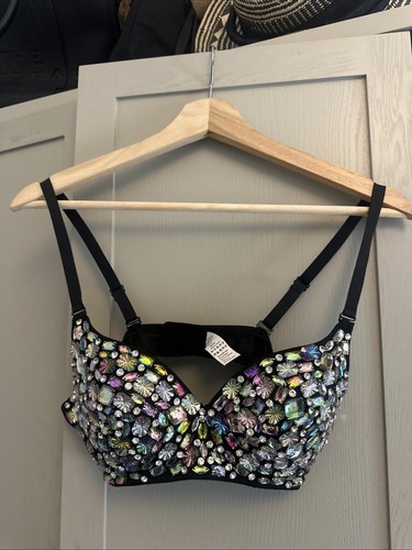 Sequinned bra size disco - sequinned,