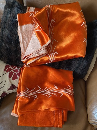 Vintage 1970s curtains - curtains, pair