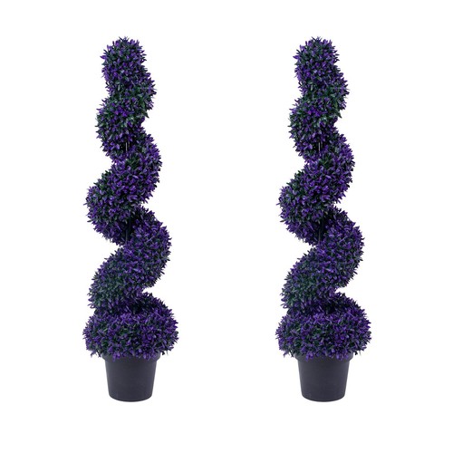 2pcs 4ft artificial topiary - artificial,