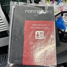 Nord Stage 2 EX User manual Booklet and cds 