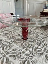 Pedestal Cake Stand Clear And