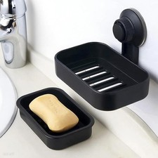 Black Soap Dish for Bathroom -