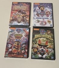 Paw Patrol DVD Bundle x 4 All Brand New Factory Sealed Nickelodeon Region 2 UK