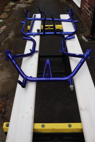 Blue kart frame storm - kart, by
