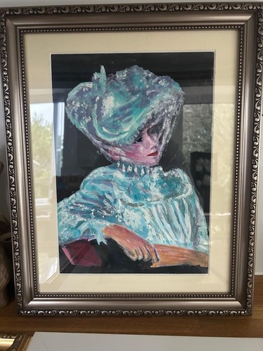 Watercolour portrait girl - of,