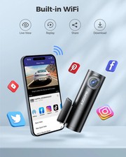 Dash Cam 1296P WiFi Dash