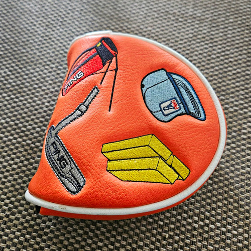 Rare ping putter head cover - ping,