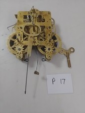 SETH THOMAS PILLAR & SCROLL  CLOCK MOVEMENT & KEY