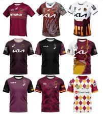 RUGBY MEN's NEW NRL BRISBANE BRONCOS SHIRT TRAINING S-5XL JERSEYS