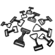 Black plastic lobster clasp