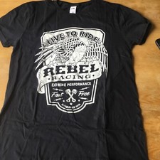 Live to ride rebel racing club t-shirt 