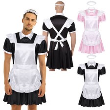 Mens French Maid Costume Short