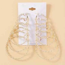 Hoop Earrings sets Mixed sizes