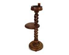 Open barley twist hand carved
