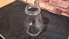 LARGE PARAFFIN WICK HURRICANE PAX LAMP GLASS SHADE STORM LAMP LIGHT 19.75cm