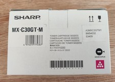 ORIGINAL SHARP TONER INK CARTRIDGE MX-C30GT-M MAGENTA