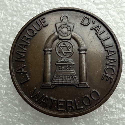 French masonic token la - french,