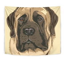 English Mastiff Dog Print Tapestry-
