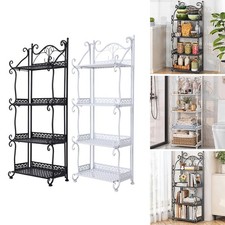4 Tier Folding Metal Storage